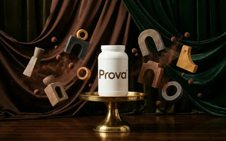 Bote de Prova Cacao Tostado sobre base de latón con cortinas de terciopelo